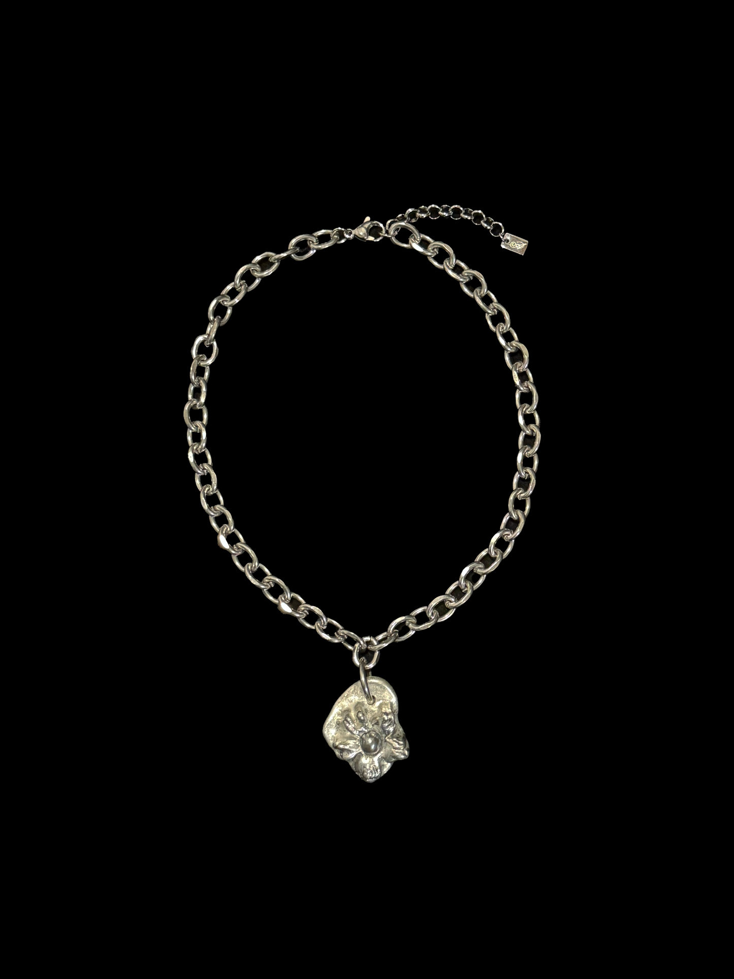 UPCYCLED MELTED FLOWER NECKLACE