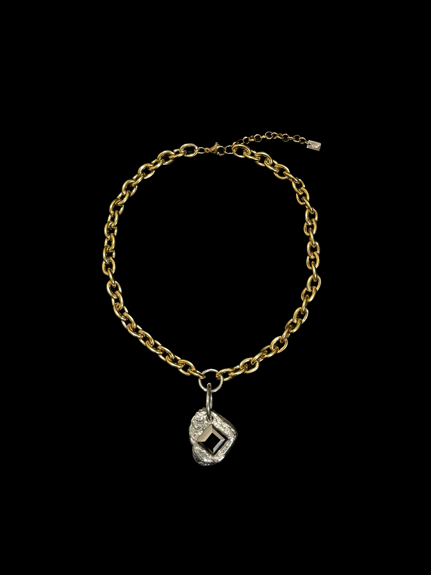 UPCYCLED MELTED DUOTONE NECKLACE