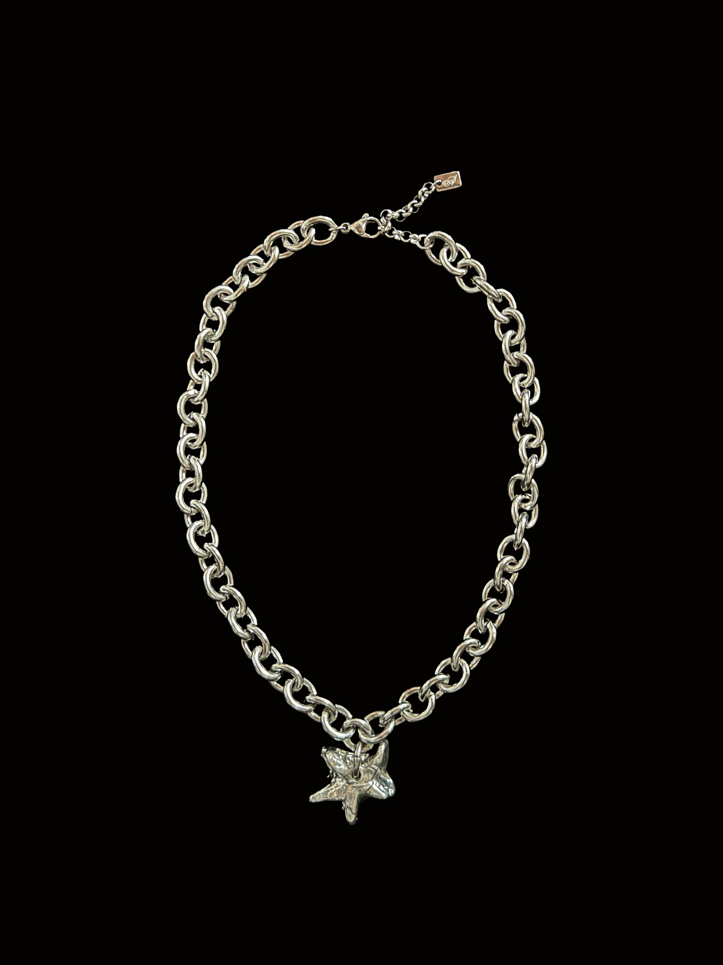 UPCYCLED MELTED STAR NECKLACE