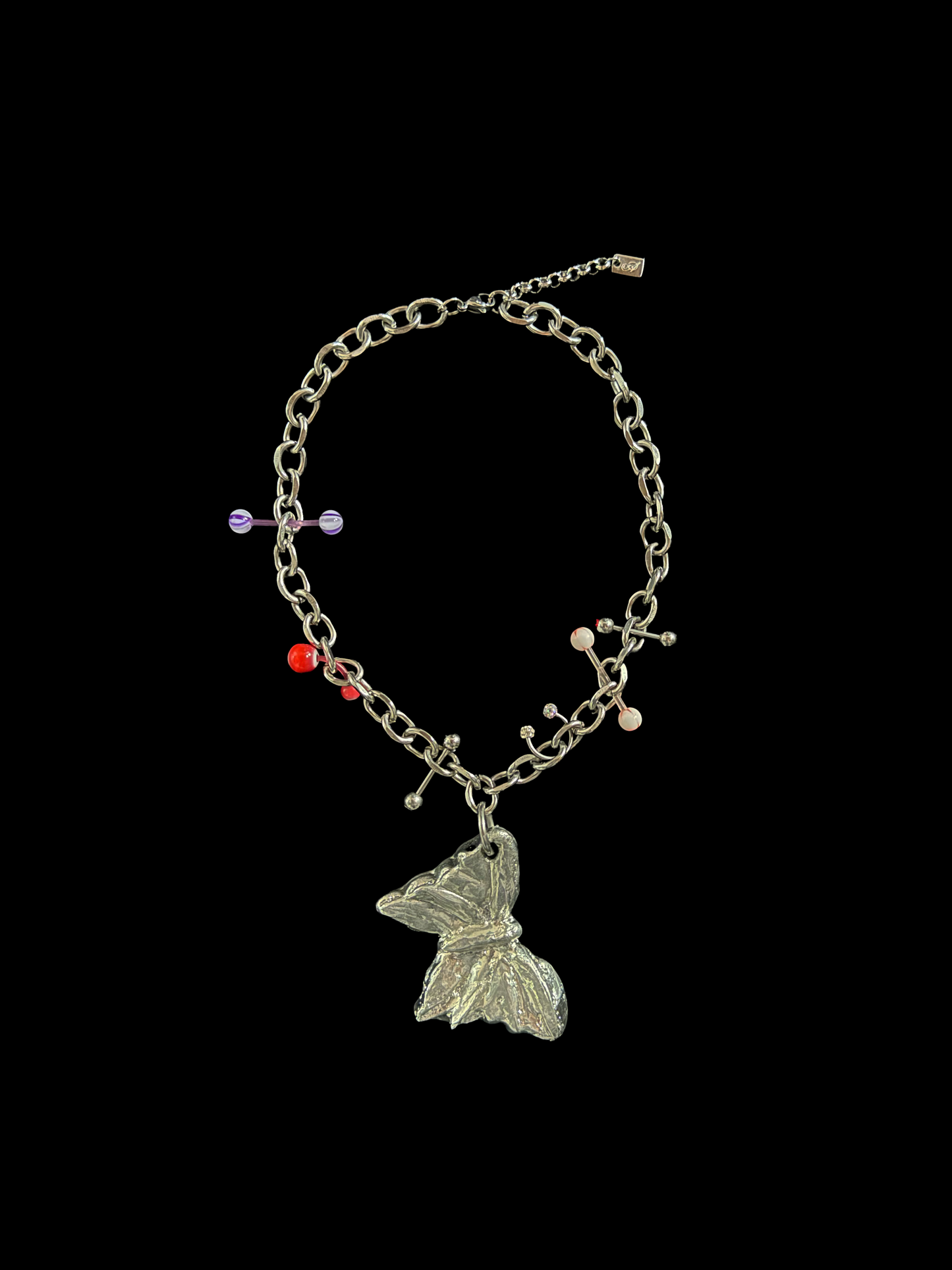 UPCYCLED MELTED WING CHOKER