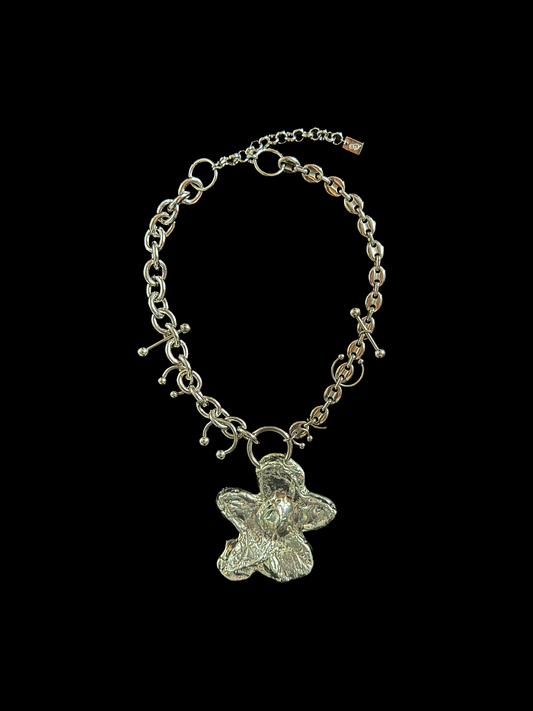 UPCYCLED MELTED ORCHID CHOKER