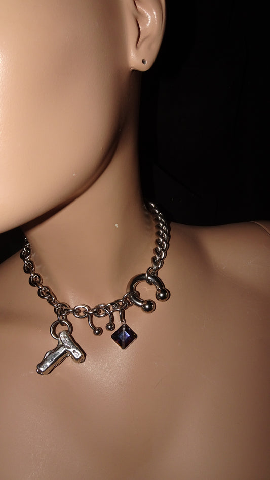 UPCYCLED MELTED TIDA CHOKER