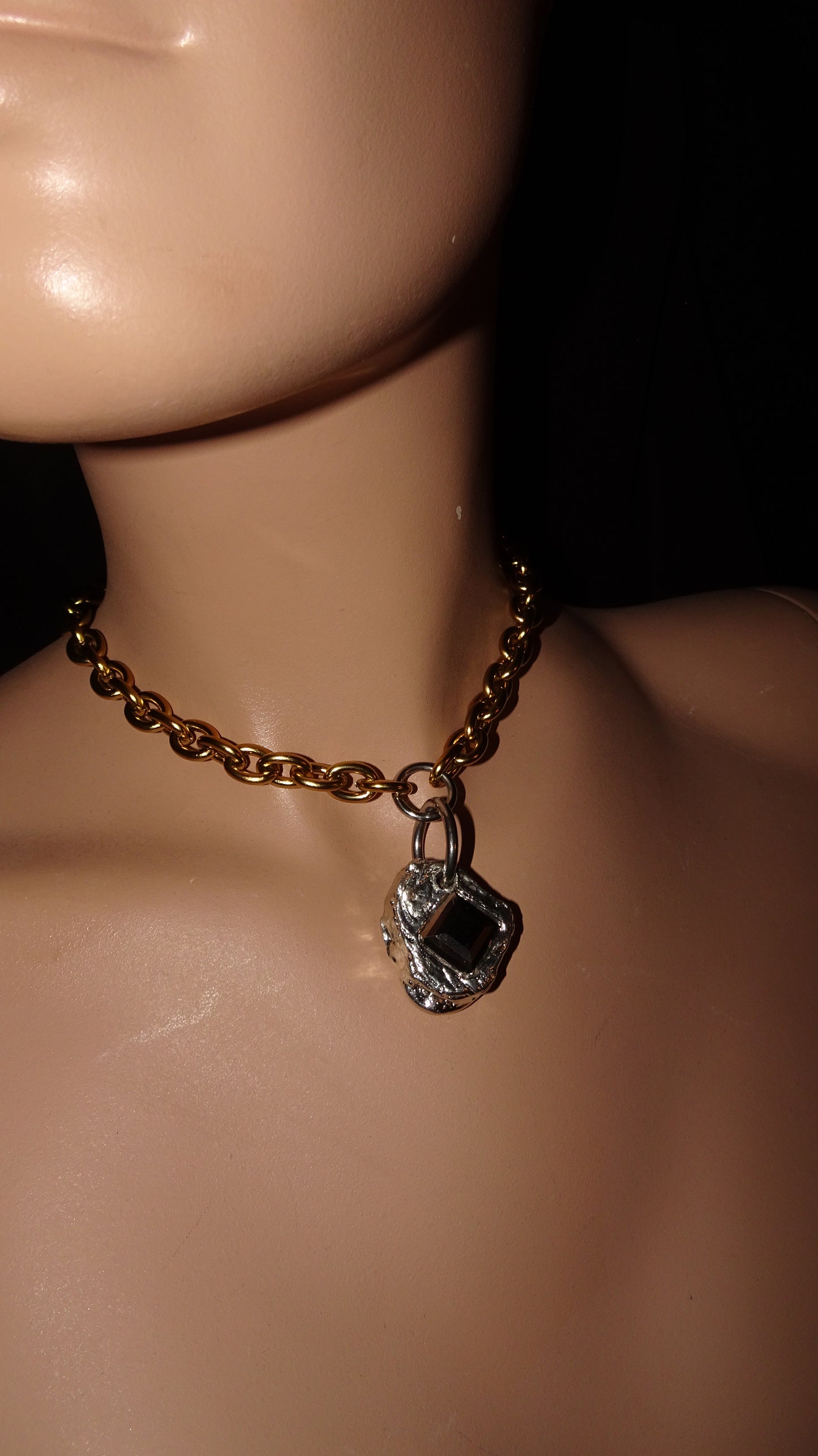 UPCYCLED MELTED DUOTONE NECKLACE