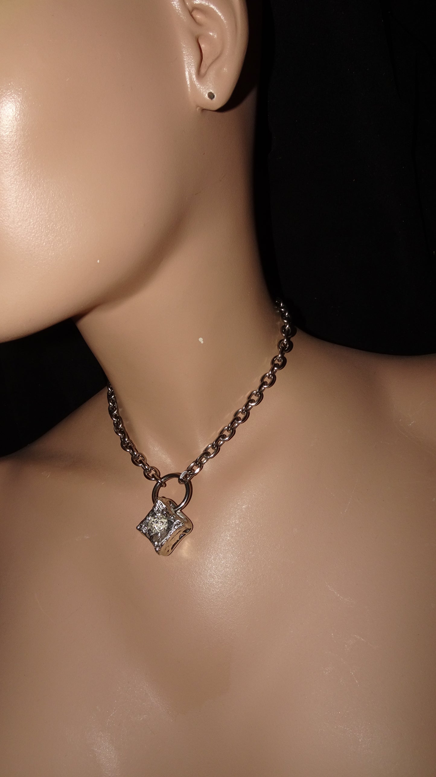 UPCYCLED MELTED GEM NECKLACE