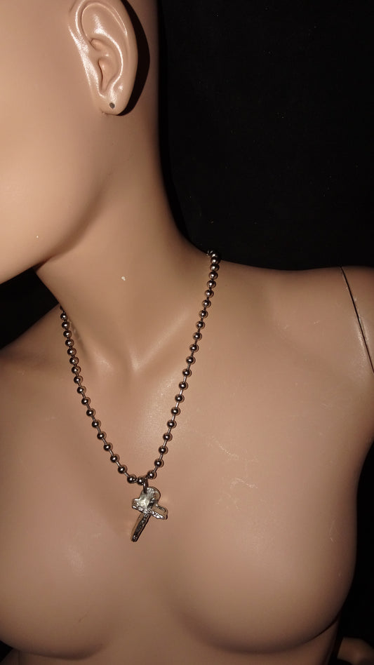 UPCYCLED MELTED PENDANT NECKLACE