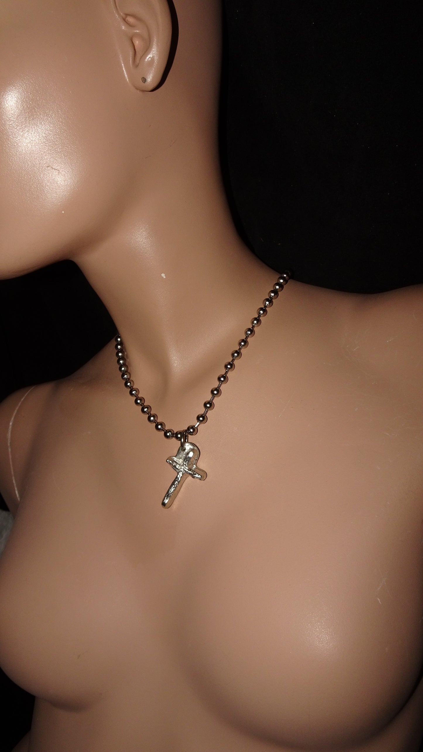 UPCYCLED MELTED PENDANT NECKLACE