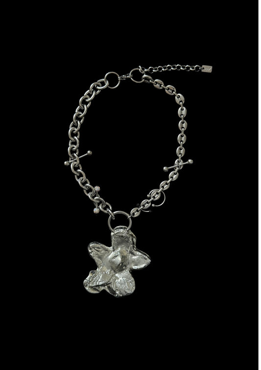 UPCYCLED MELTED ORCHID CHOKER