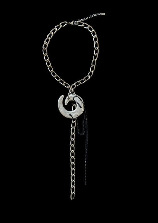 UPCYCLED SWIRL CHAIN NECKLACE